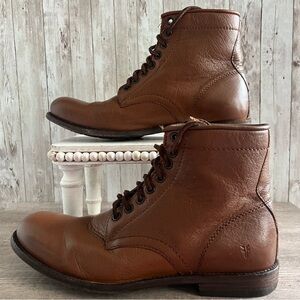 Frye Brown Leather Men's Boots
